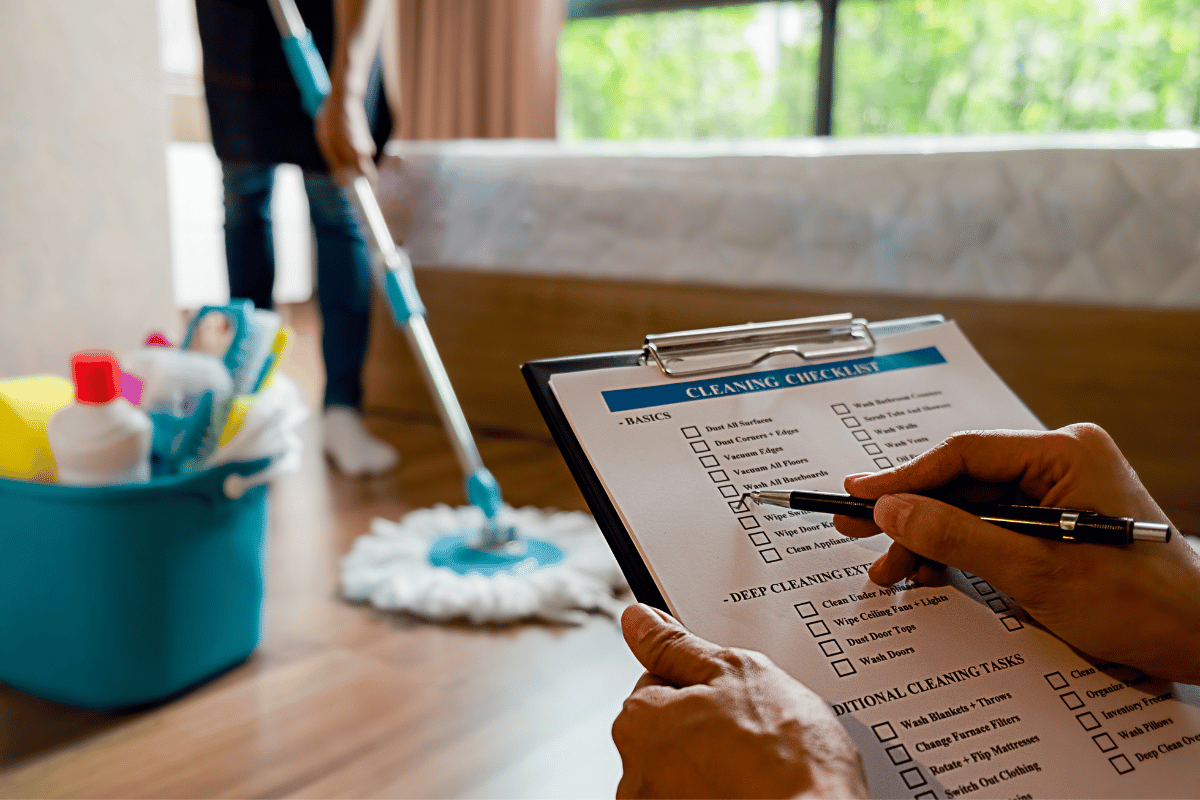 End of lease cleaning checklist