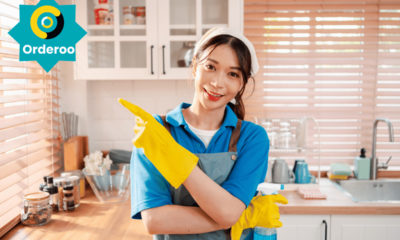 A happy Orderoo house cleaner in Melbourne